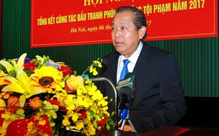 Phó Thủ tướng Trương Hòa Bình dự tổng kết công tác chống tội phạm của Bộ đội Biên phòng